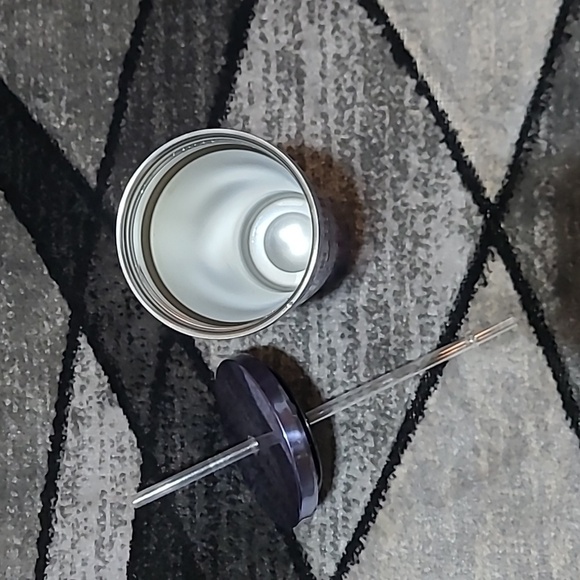 STARBUCKS 2016  SMOOTH IRIDESCENT PURPLE EMBOSSED SIREN STAINLESS STEEL TUMBLER - Picture 7 of 12